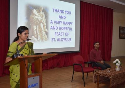 AIMIT Centre celebrates feast of St Aloysius Gonzaga