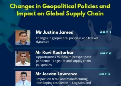 AIMIT Centre Webinars – Changes in geopolitical policies and impact on global supply chain