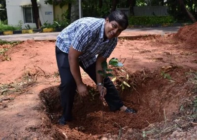 Adopt a tree: Plantation drive at AIMIT