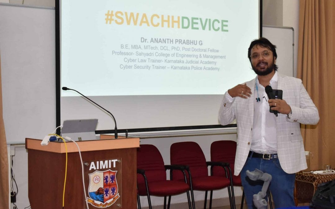 MBA, IT staff trained in “Swacch Devices”