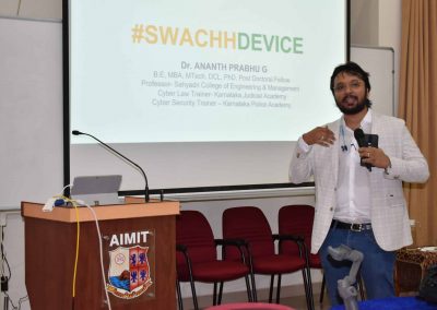 MBA, IT staff trained in “Swacch Devices”