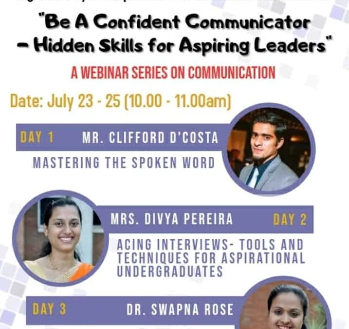 Webinar series on Communication