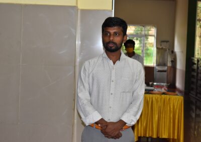 Machinery blessed as part of Ayudha Puja