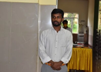 Machinery blessed as part of Ayudha Puja
