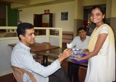 Machinery blessed as part of Ayudha Puja