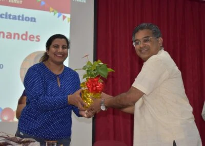 Office Manager Sylvia Fernandes accorded farewell