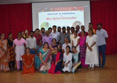 Office Manager Sylvia Fernandes accorded farewell