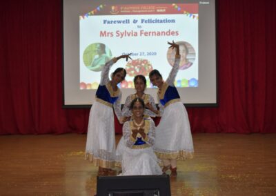 Office Manager Sylvia Fernandes accorded farewell