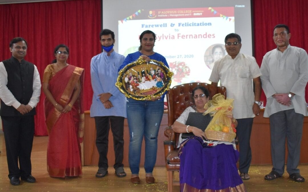 Office Manager Sylvia Fernandes accorded farewell