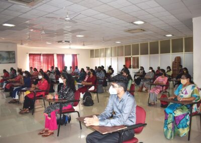 First year MST and BDA students come to campus