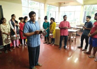 Blessing of hostel food court