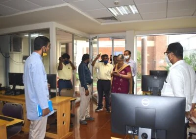 Mangalore University team inspects AIMIT for research centre status