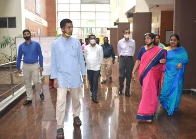 Mangalore University team inspects AIMIT for research centre status