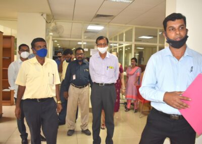 Mangalore University team inspects AIMIT Centre for research centre status
