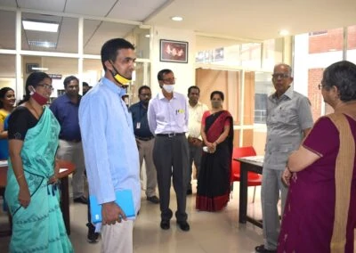 Mangalore University team inspects AIMIT for research centre status