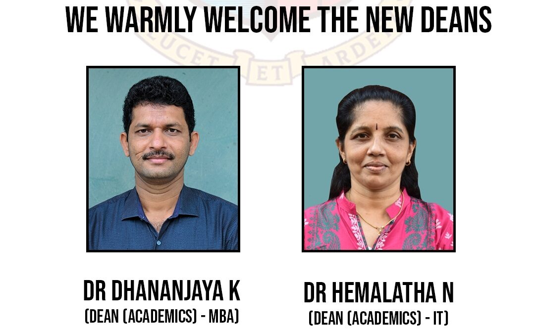 Welcome to the new Deans