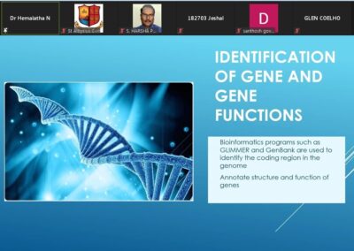 Workshop on Bioinformatics and its application