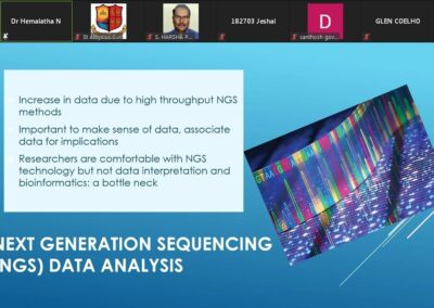 Workshop on Bioinformatics and its application