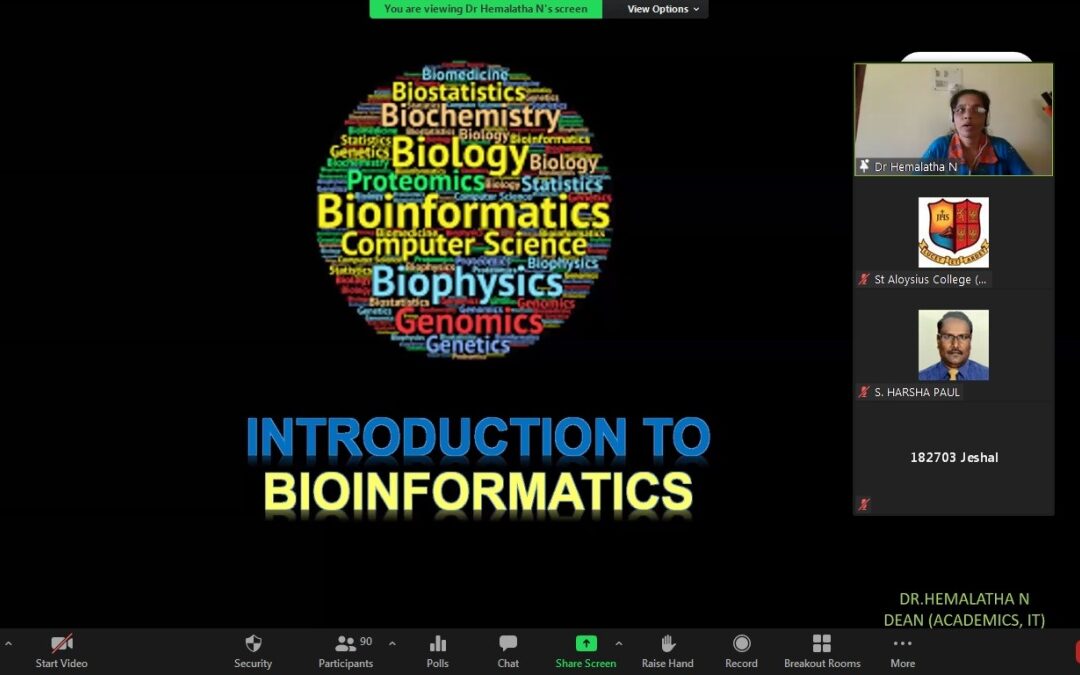 Workshop on Bioinformatics and its application