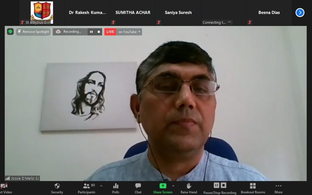 St Aloysius is relevant for Covid times, says Fr Joseph D’Mello