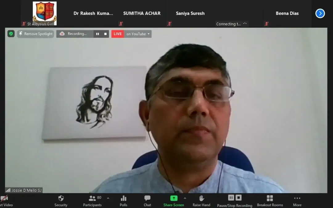 St Aloysius is relevant for Covid times, says Fr Joseph D’Mello