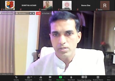 St Aloysius is relevant for Covid times, says Fr Joseph D’Mello