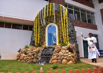 Newly constructed grotto inaugurated at AIMIT Centre