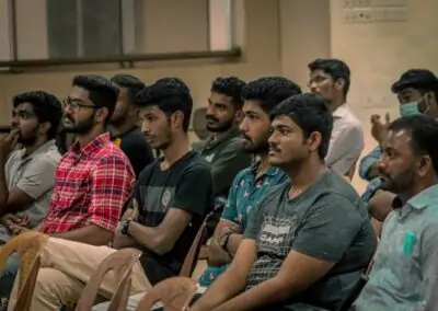Juniors bid farewell to their senior hostel-mates