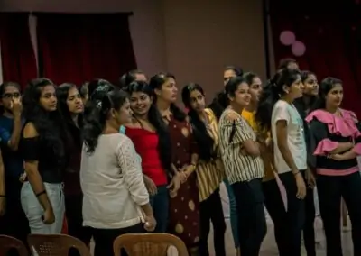 Juniors bid farewell to their senior hostel-mates