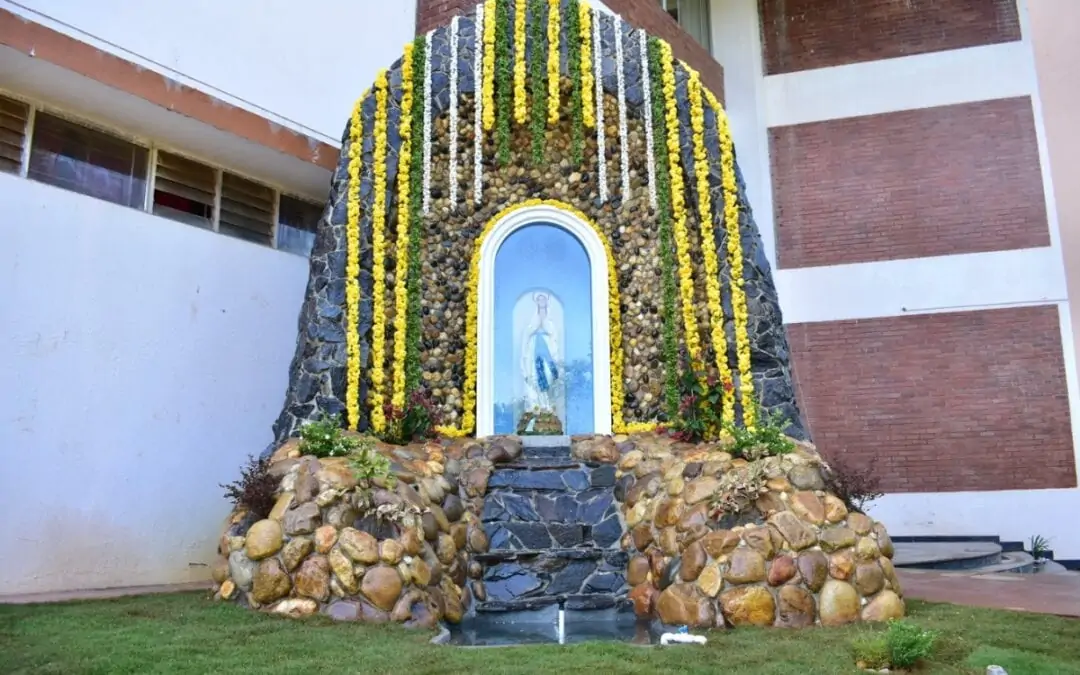 Newly constructed grotto inaugurated at AIMIT
