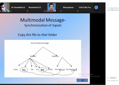 Multimodal Human Computing webinar conducted by IT Department