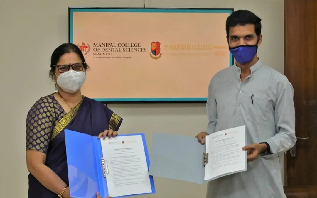 MoU signed between AIMIT and Manipal Dental Sciences College