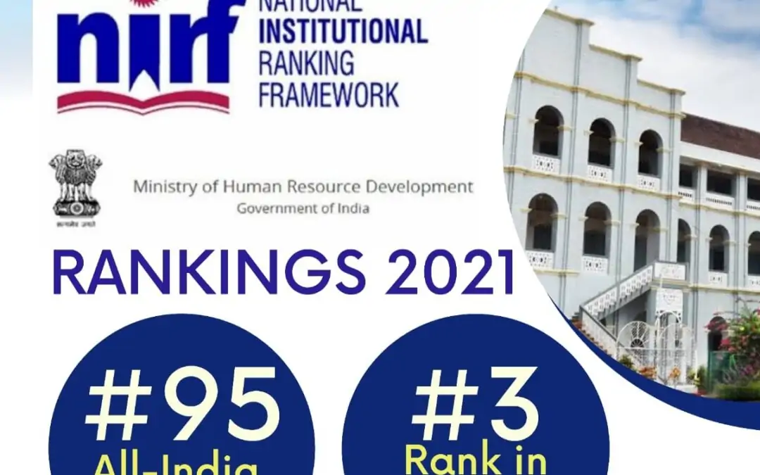 St Aloysius College (Autonomous) ranked 95th best college by NIRF