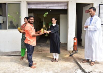 Ayudha puja celebrated at AIMIT Centre