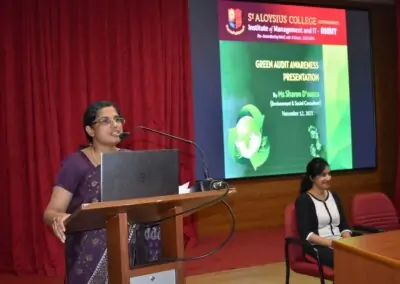Green audit awareness held for students of AIMIT