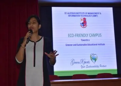 Green audit awareness held for students of AIMIT