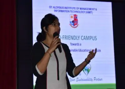 Green audit awareness held for students of AIMIT
