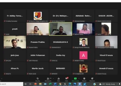Alumni meet of MBA department held virtually