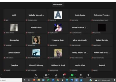 Alumni meet of MBA department held virtually