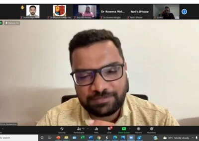 Alumni meet of MBA department held virtually
