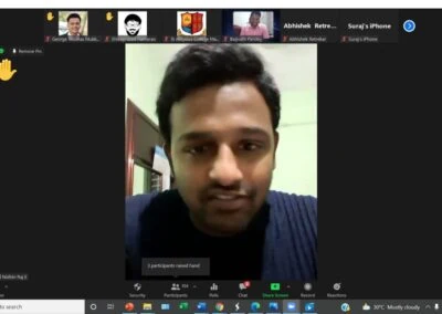Alumni meet of MBA department held virtually