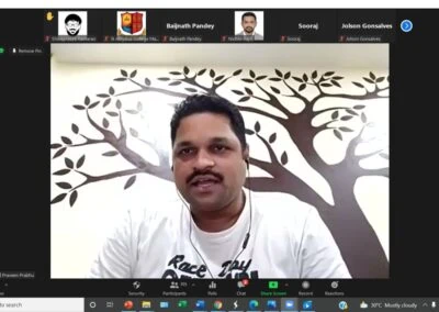 Alumni meet of MBA department held virtually