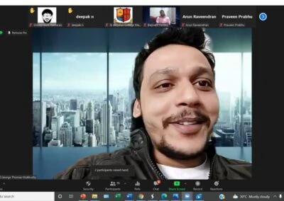 Alumni meet of MBA department held virtually
