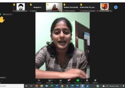 Alumni meet of MBA department held virtually