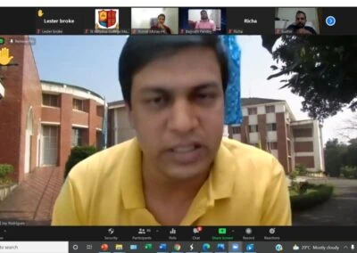 Alumni meet of MBA department held virtually