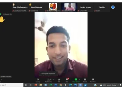 Alumni meet of MBA department held virtually