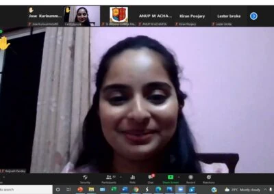 Alumni meet of MBA department held virtually