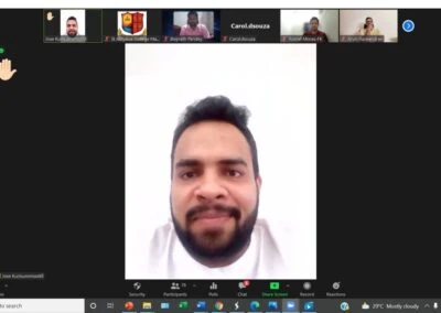 Alumni meet of MBA department held virtually