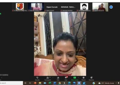 Alumni meet of MBA department held virtually
