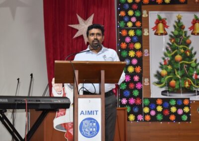 Staff of AIMIT Centre come together to celebrate Christmas
